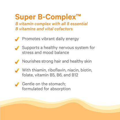Suplemento energizante PURE SYNERGY vitamina b complejo 60 tabletas