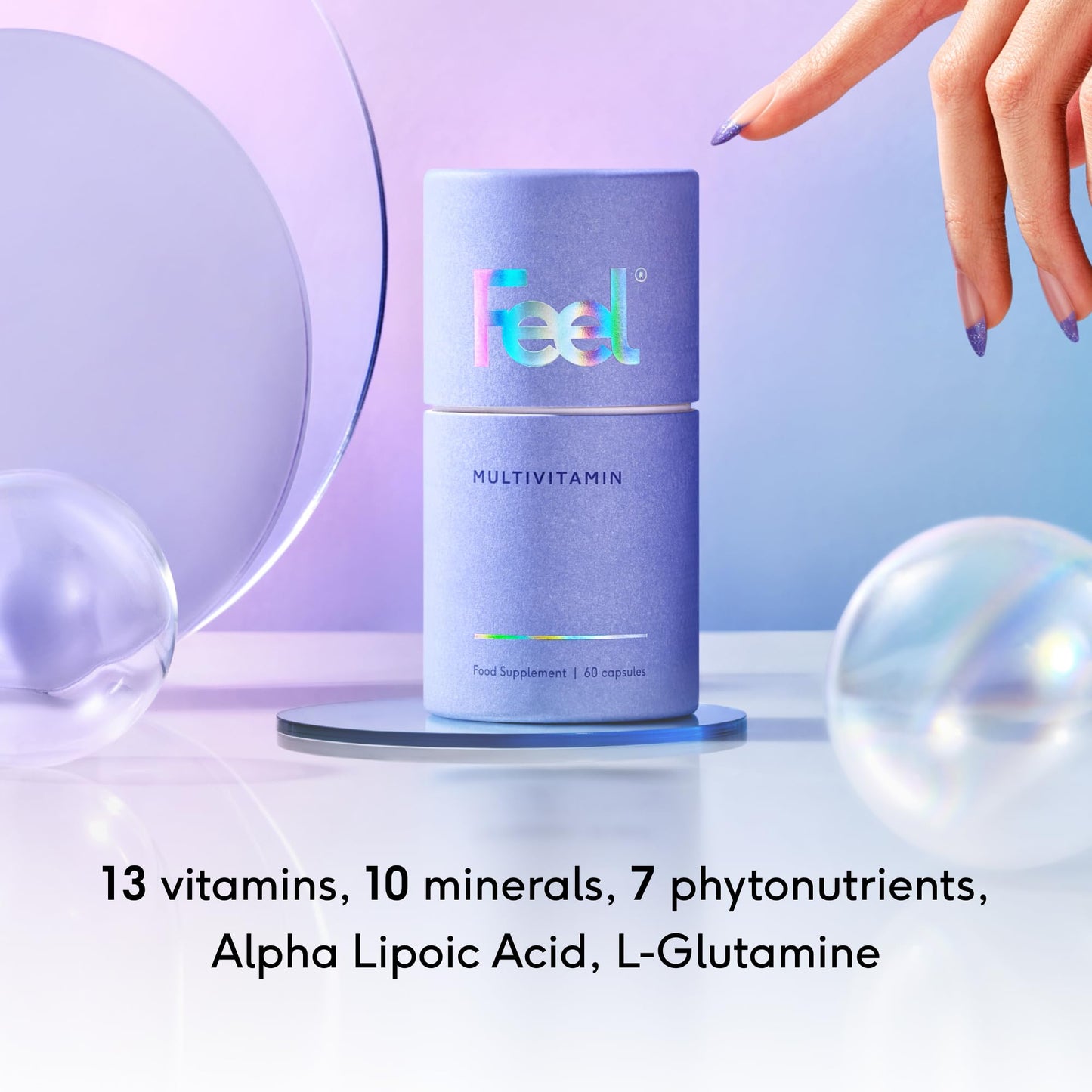 Suplemento FEEL Multivitaminas ingredientes activos calidad