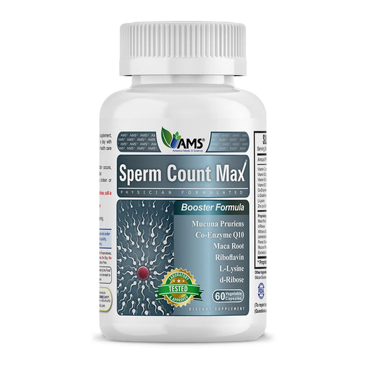 Suplemento fertilidad masculina Sperm Count Max 60 cápsulas