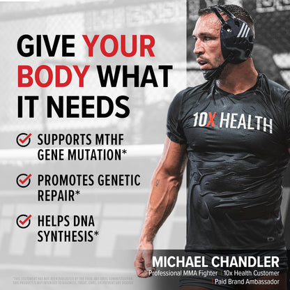Suplemento para función cerebral y estado de ánimo 10X Health 5 MTHF