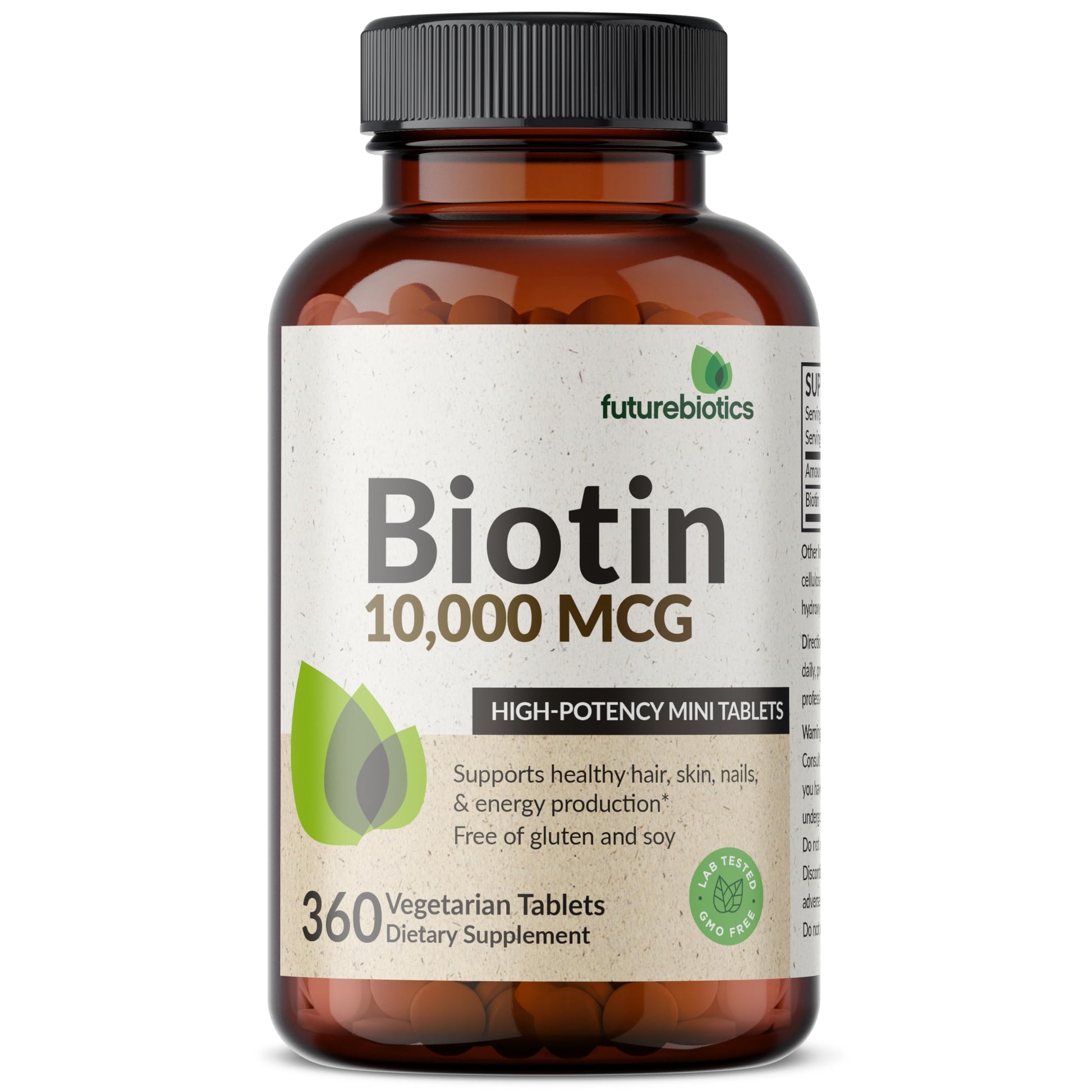 Suplemento Futurebiotics Biotina para cabello piel y uñas