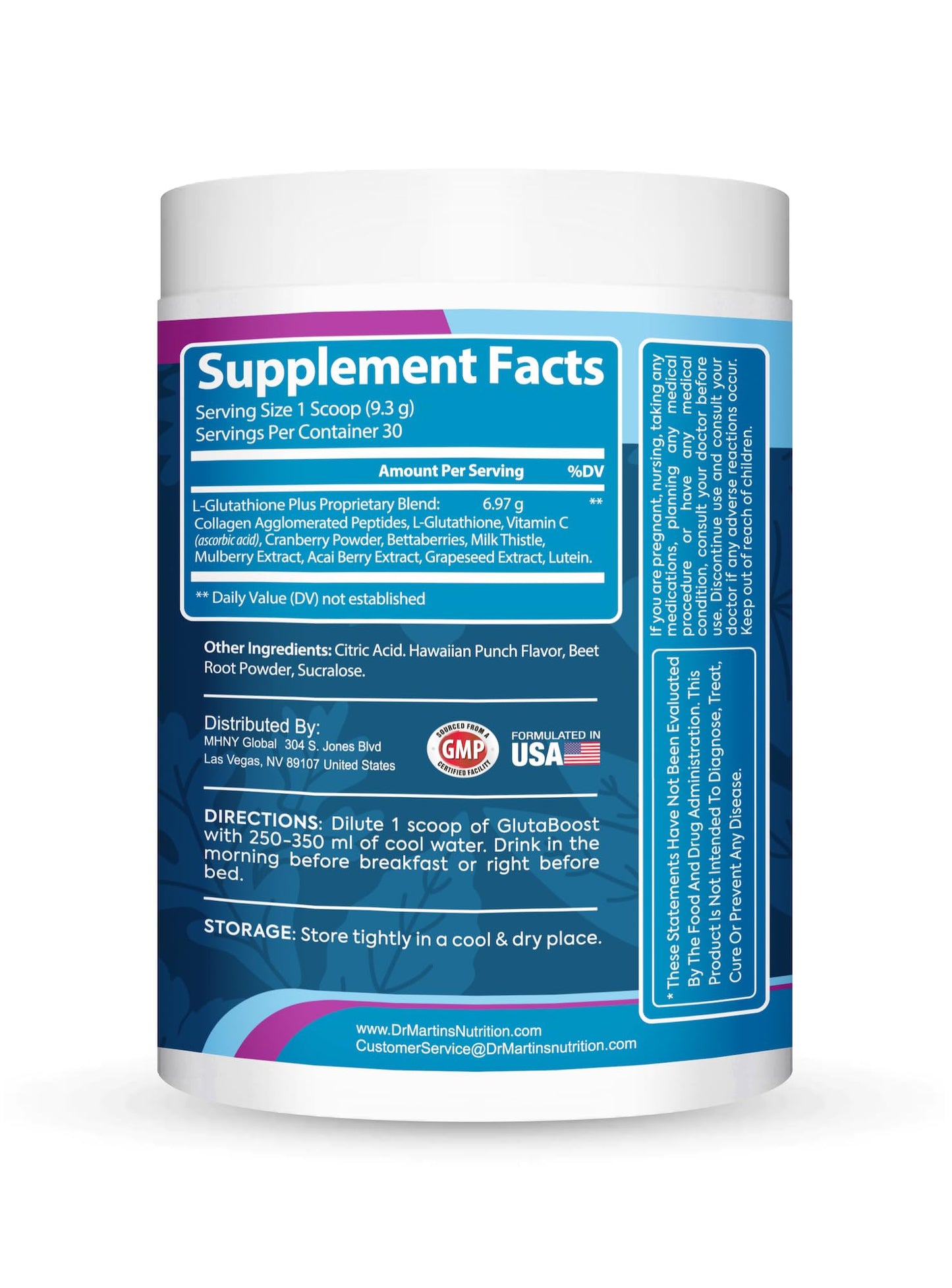 Suplemento glutatión antioxidante para bienestar