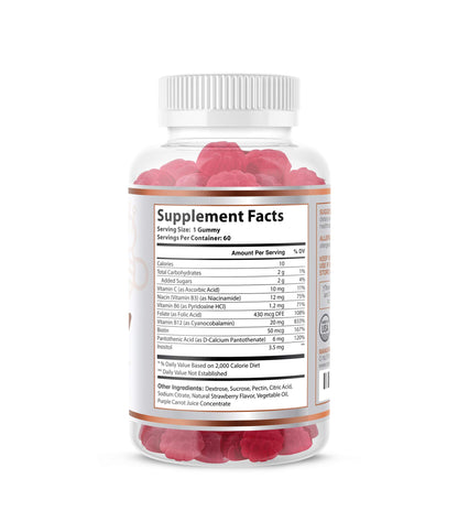 suplemento Gominolas complejo B vitaminas vegano