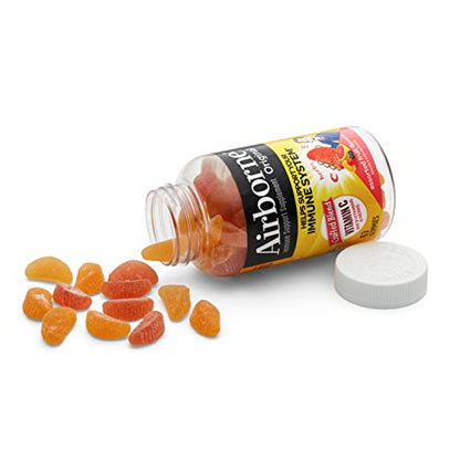 Suplemento gomitas Airborne para niños y adultos vitamina C y E