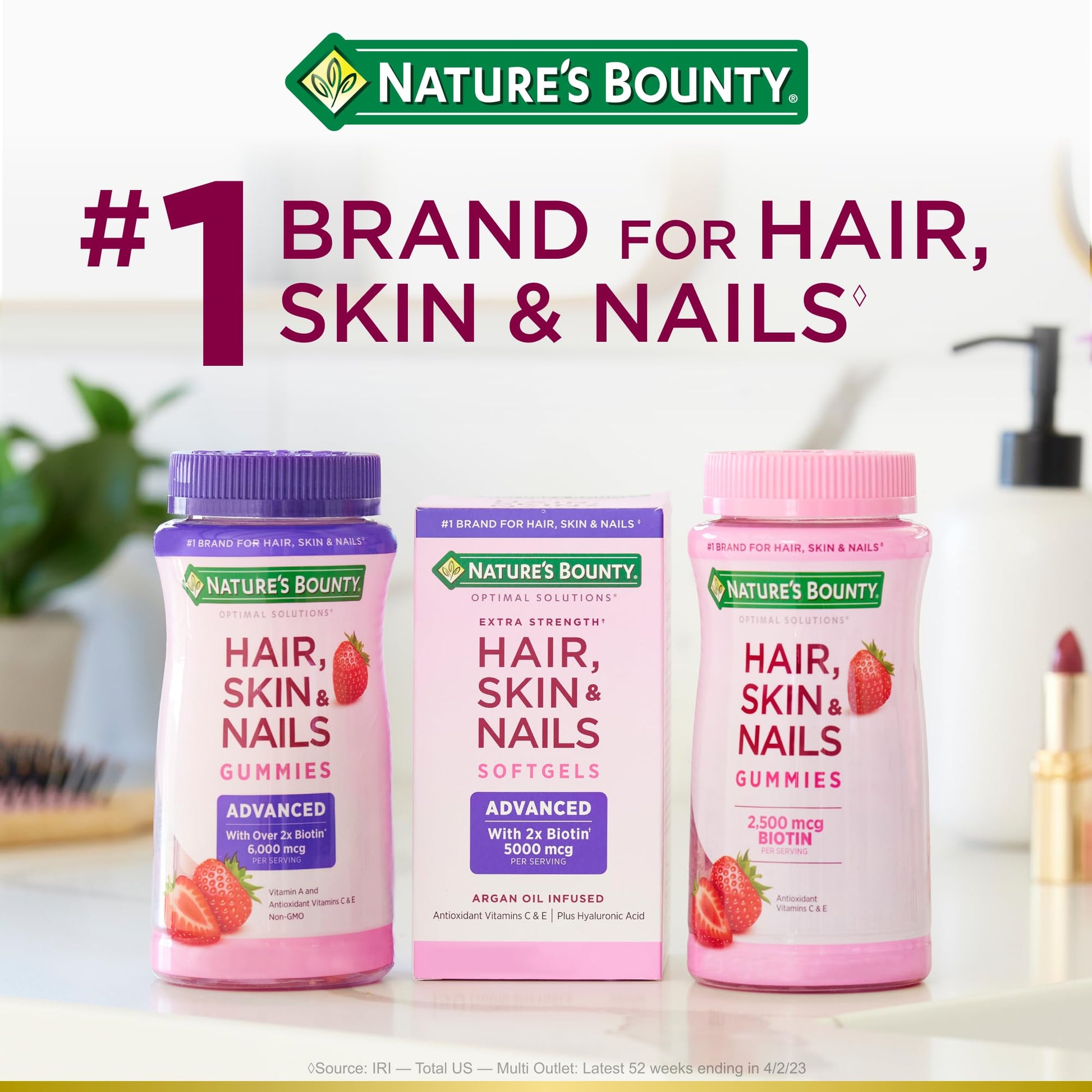Suplemento gomitas Nature's Bounty con vitamina A añadida