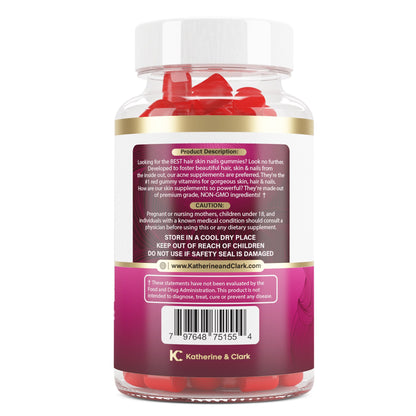 Suplemento en gomitas Panto Gold vitamina B5 para piel grasa