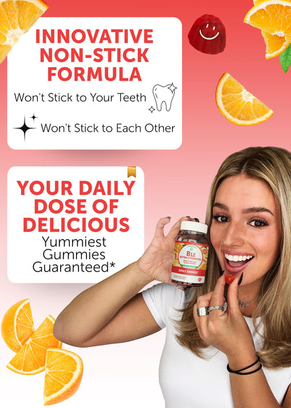 Suplemento gomitas vitamina b12 y vitaminas mujeres