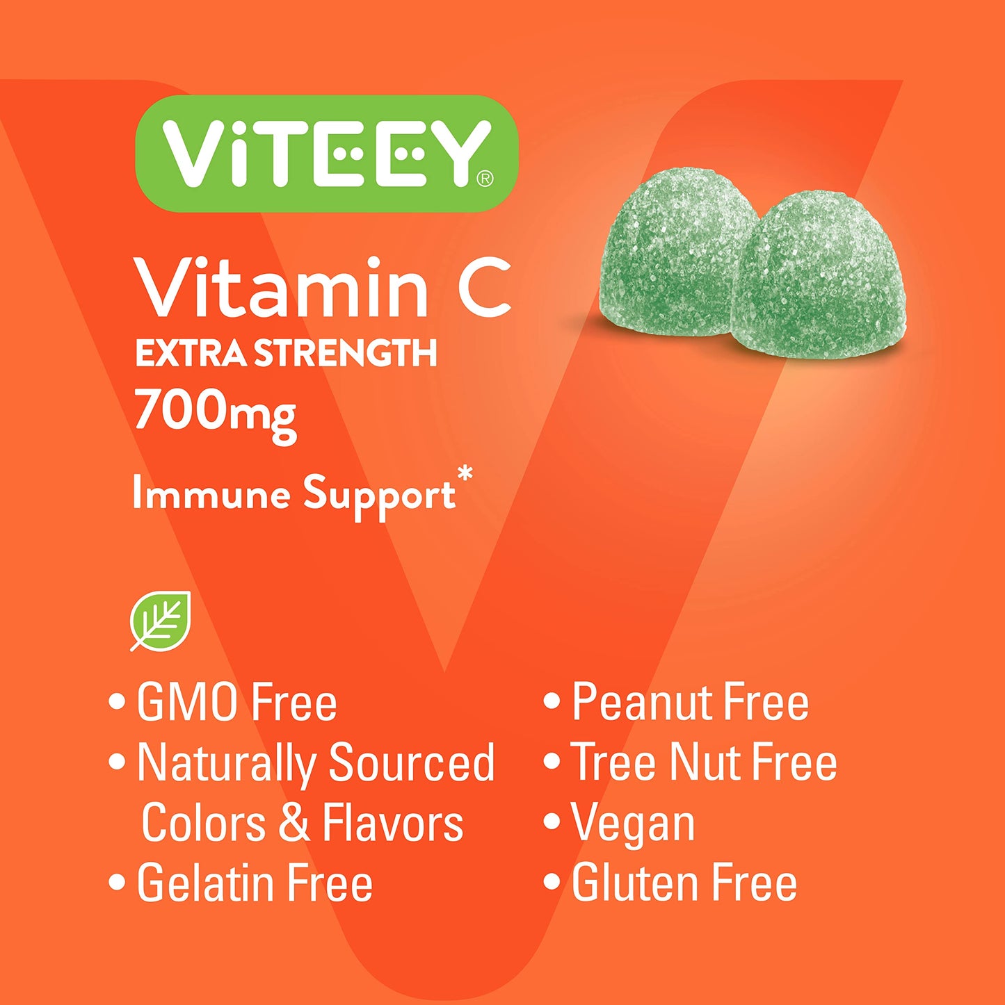 Suplemento gomitas vitamina C veganas naturales Viteey