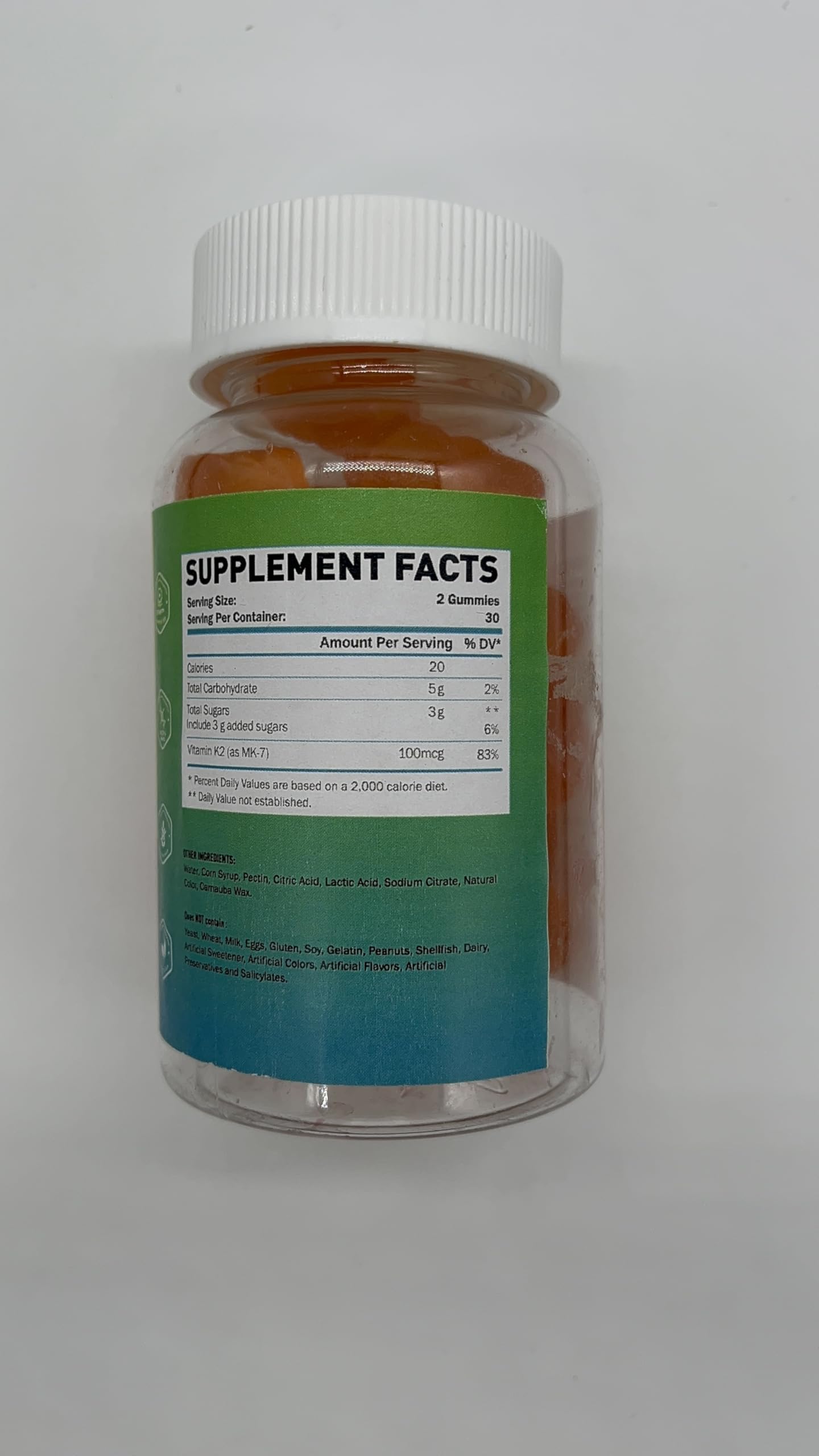 suplemento gomitas vitamina k2 mk7 fuerza extra