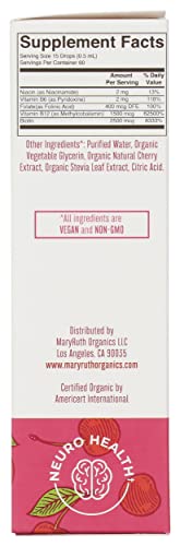Suplemento gotas vitamina B orgánico Mary Ruth 1 fl oz