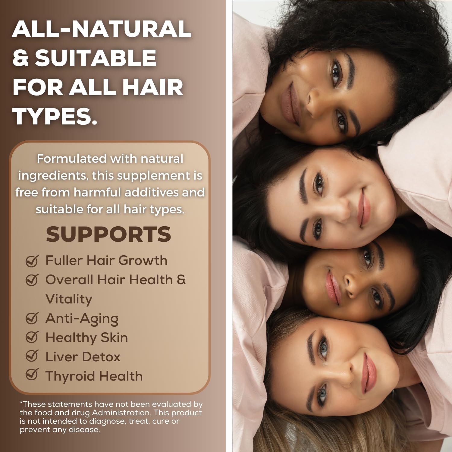Suplemento Grow Vitamin caja frontal para cabello y piel