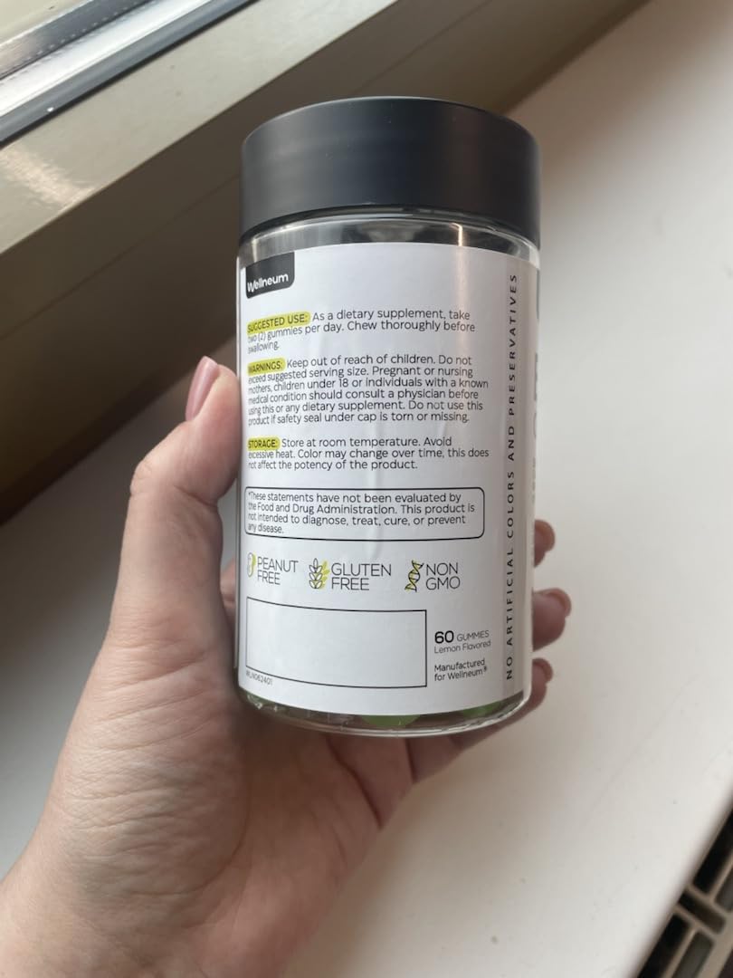 Suplemento gummy biotina máxima fuerza para belleza Wellneum
