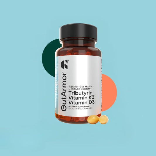 Suplemento gutarmor vitamina d3 k2 y butirato frasco