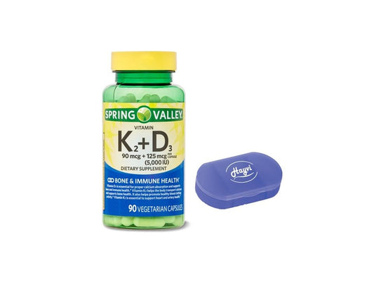 Suplemento Hayvi cápsulas vegetarianas vitamina K2 D3 90 unidades
