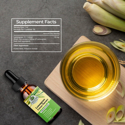 Suplemento herbal natural tintura hierba de limón 30ml