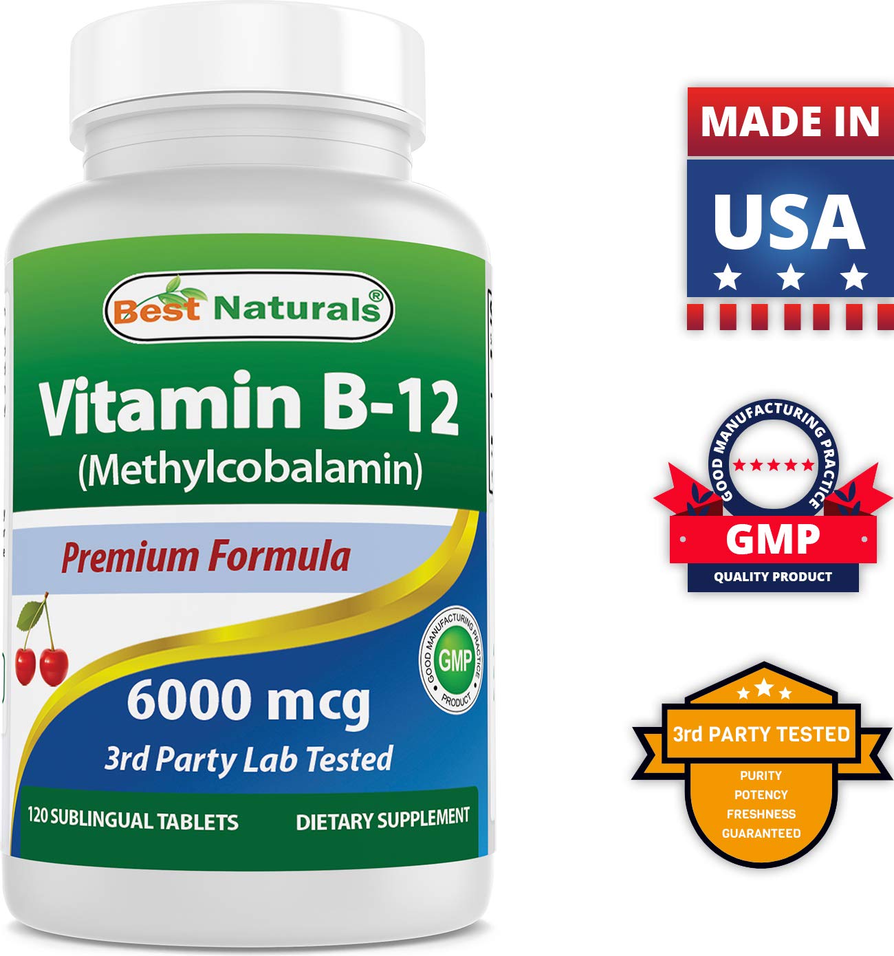 Suplemento hierro 65 mg más vitamina B12 para energía y salud