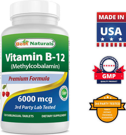 Suplemento hierro 65 mg más vitamina B12 para energía y salud