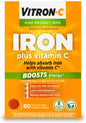 Suplemento hierro vitron-c alta potencia 60 tabletas