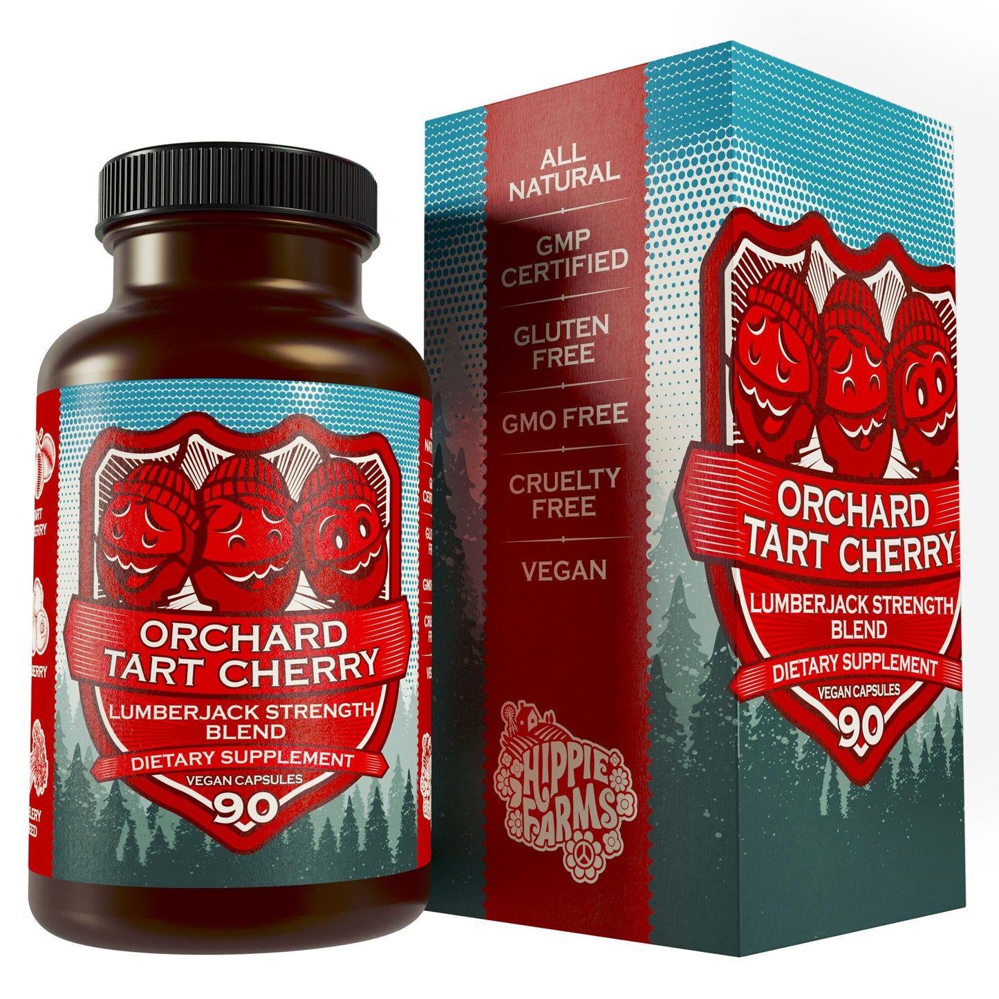 Suplemento Hippie Farms natural multivitamínico