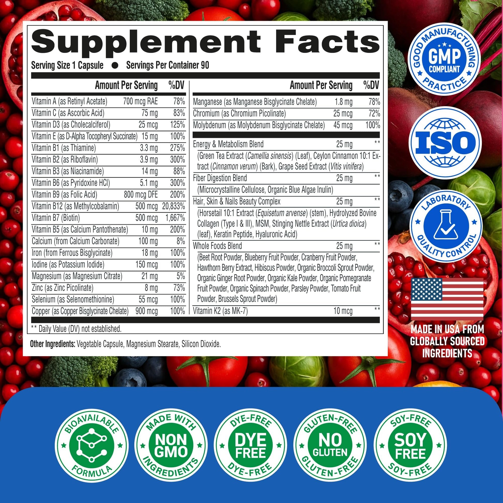 Suplemento hombre Nutraharmony fórmula naturales