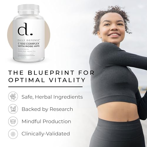 Suplemento para hombres y mujeres Daily Defense vitamina c