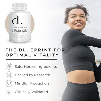 Suplemento para hombres y mujeres Daily Defense vitamina c