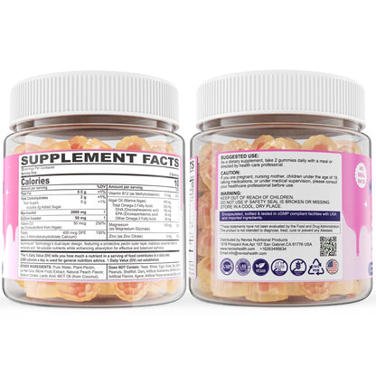 Suplemento hormonal femenino gomitas inositol Neviss natural