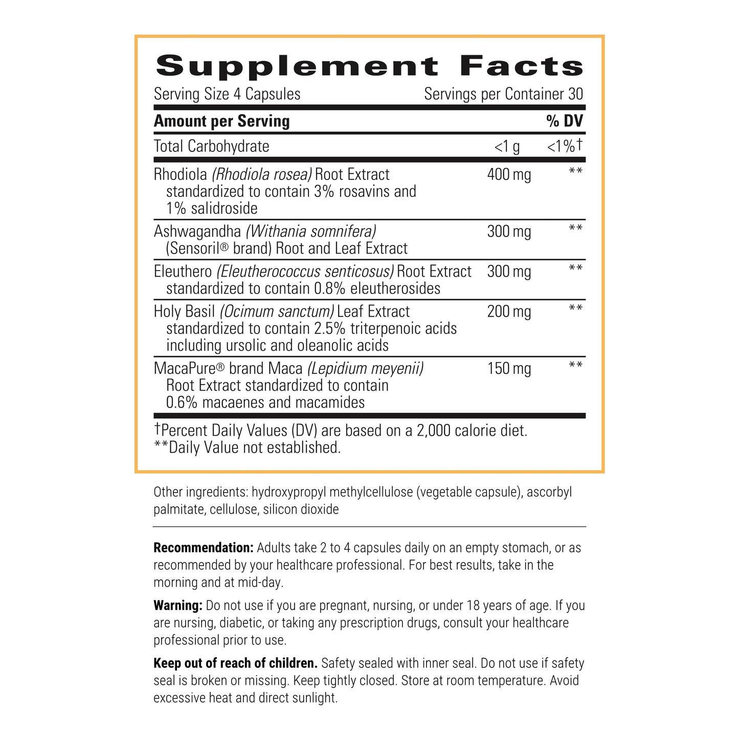 Suplemento HPA Adapt para estrés y equilibrio hormonal
