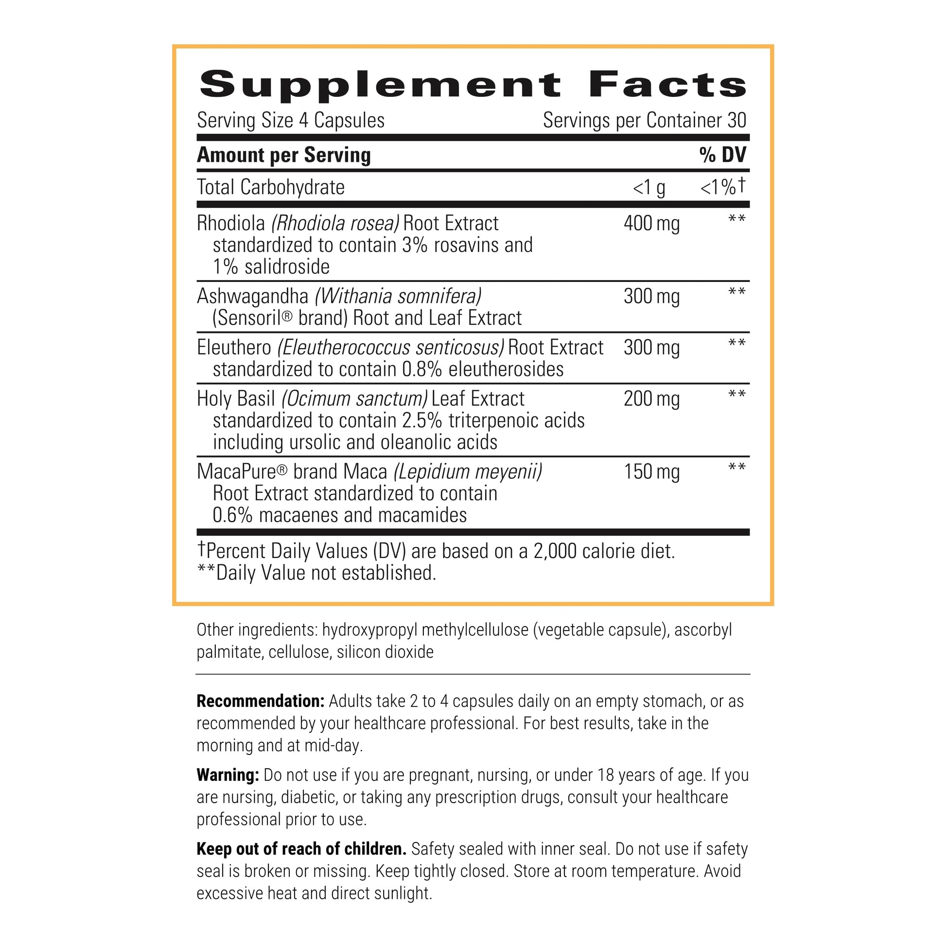Suplemento HPA Adapt para estrés y equilibrio hormonal