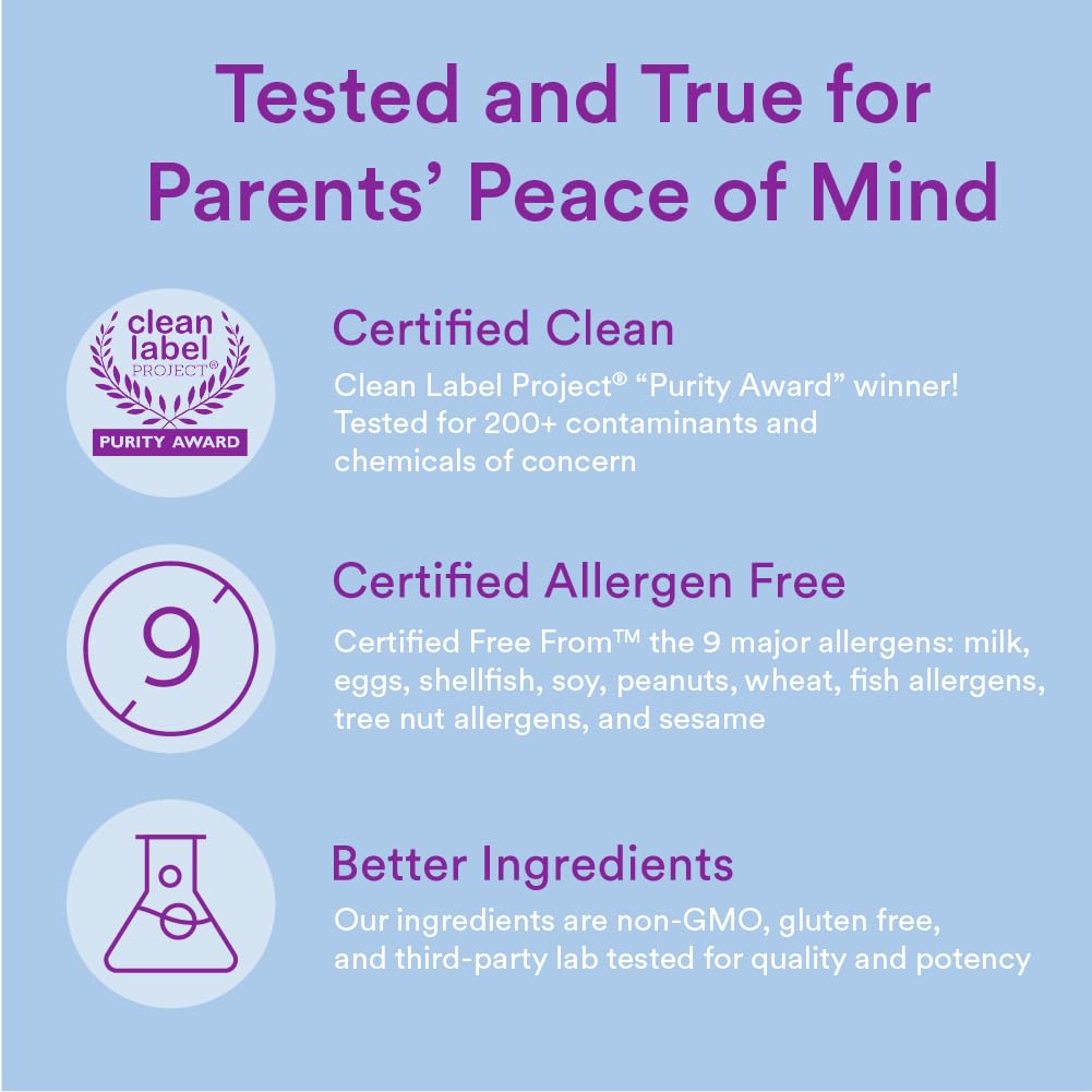 Suplemento infantil SmartyPants con vitaminas esenciales 90 unidades