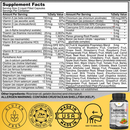 Suplemento con ingredientes naturales y vitaminas
