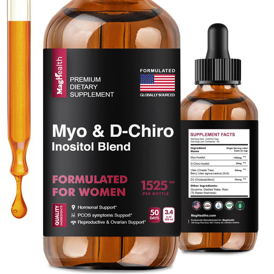 Suplemento inositol líquido MagHealth salud femenina 30 días
