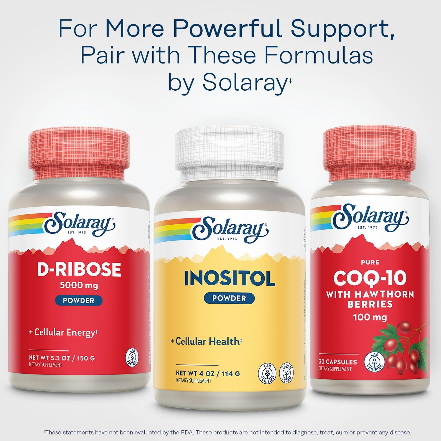 Suplemento inositol SOLARAY en polvo