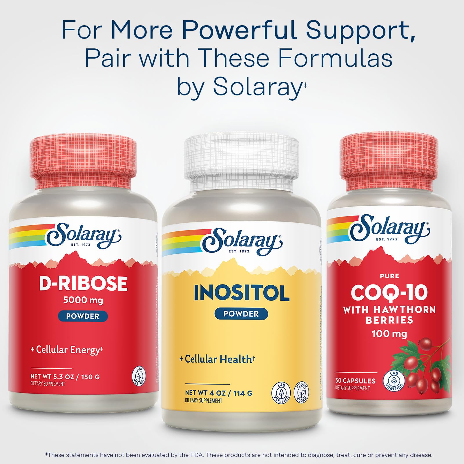 Suplemento inositol SOLARAY en polvo