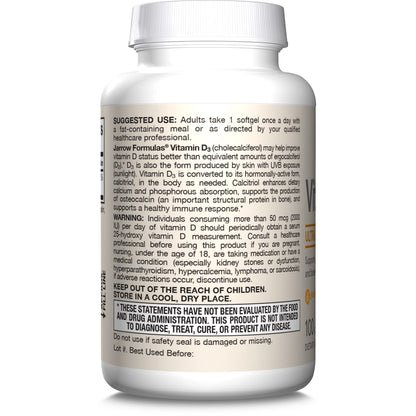 Suplemento jarrow formulas d3 sin gluten