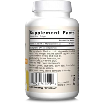 Suplemento jarrow formulas mk-7 vitamina k2