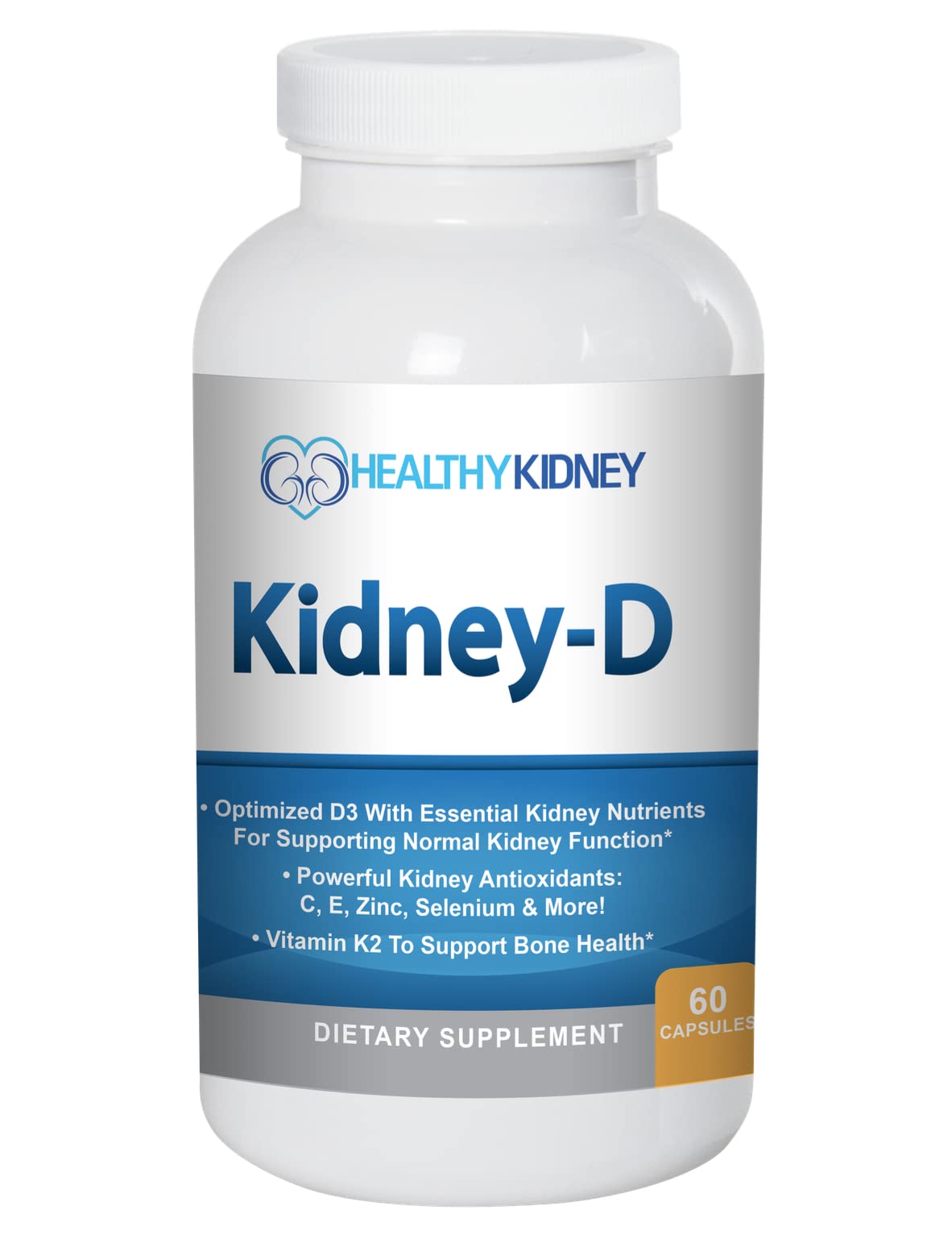 Suplemento Kidney-D vitamina D3 para salud renal óptima