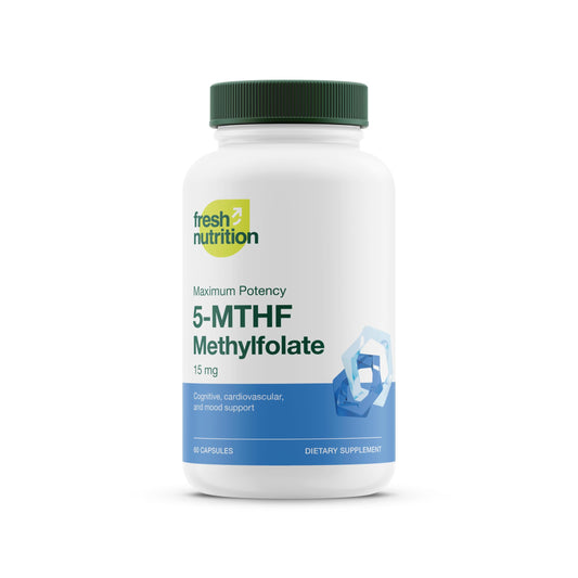 Suplemento L-Metilfolato 15mg 60 cápsulas para salud activa