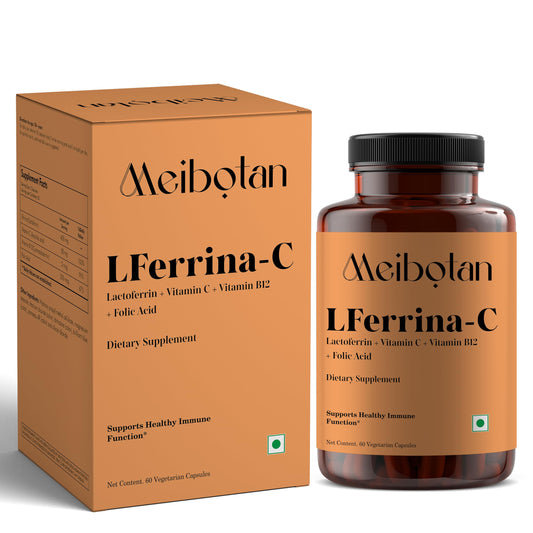 Suplemento lactoferrina vitamina c MEIBOTAN caja frontal