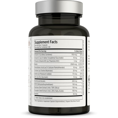 Suplemento LES Labs para fortalecer cabello y uñas