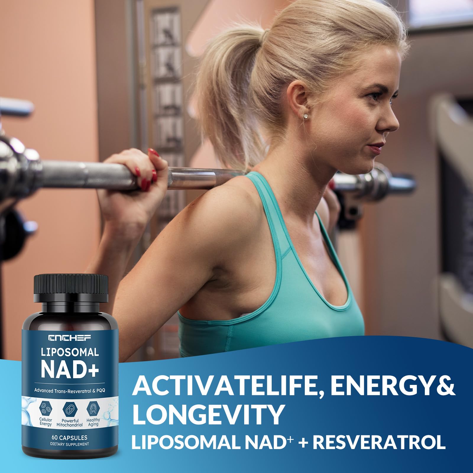 Suplemento liposomal para mejorar función cerebral y anti-edad