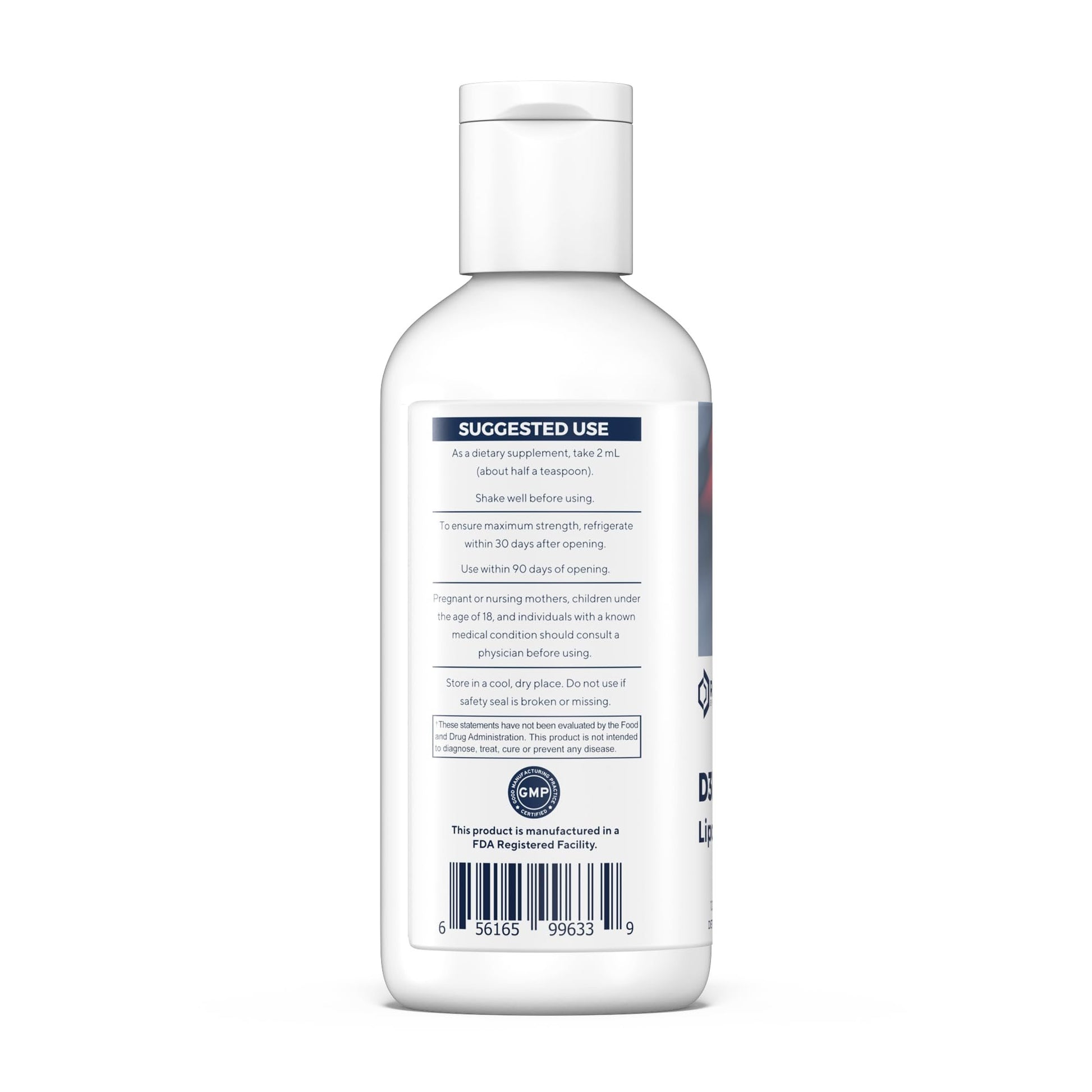 Suplemento liposomal para mejor absorción vitaminas D3 y K2