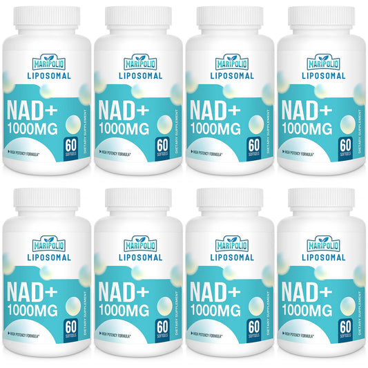 Suplemento liposomal NAD+ 1000 mg botella frontal