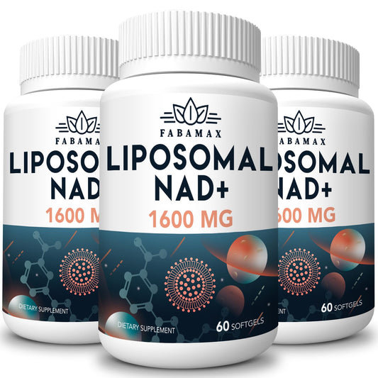 Suplemento Liposomal NAD 1600 mg cápsula vista frontal