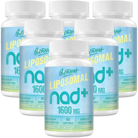 Suplemento liposomal NAD+ GIORANA 1600 mg paquete 360 softgeles