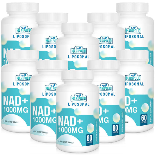 Suplemento liposomal NAD+ Maripolio frasco 60 softgels