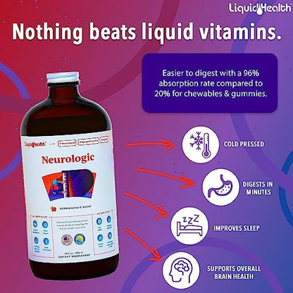 Suplemento LiquidHealth para energía concentración y salud