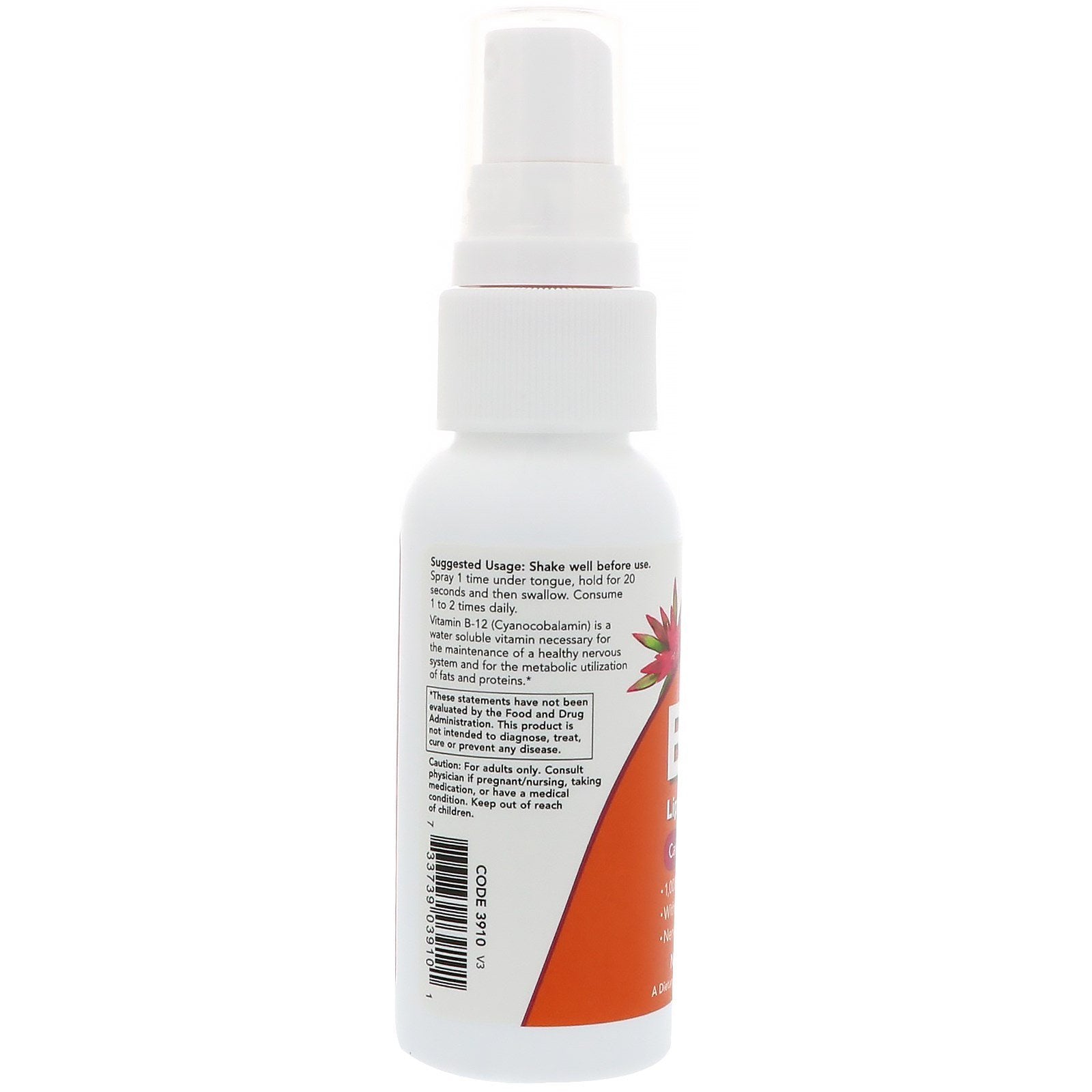 Suplemento líquido B-12 lipospray