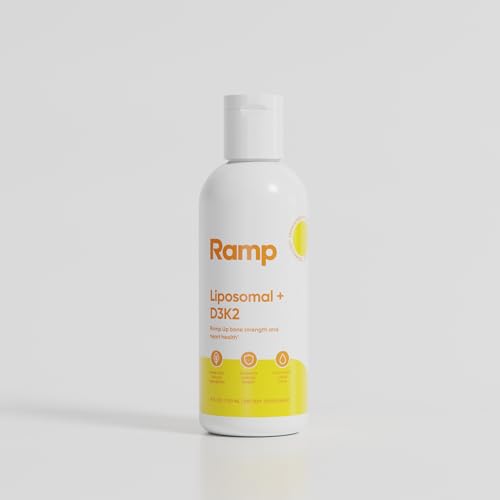Botella de suplemento líquido liposomal D3K2 Ramp Nutrition