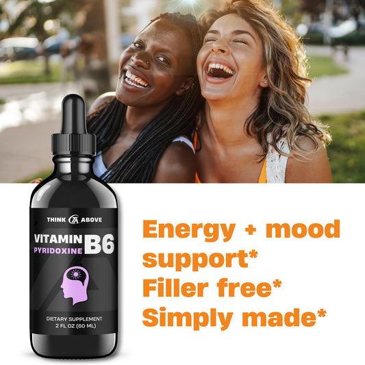 Suplemento líquido vitamina B6 17 mg con absorción rápida